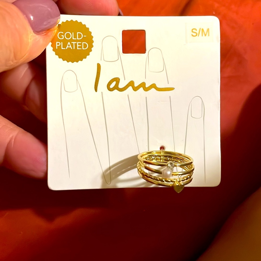 Iam Rings gold plated